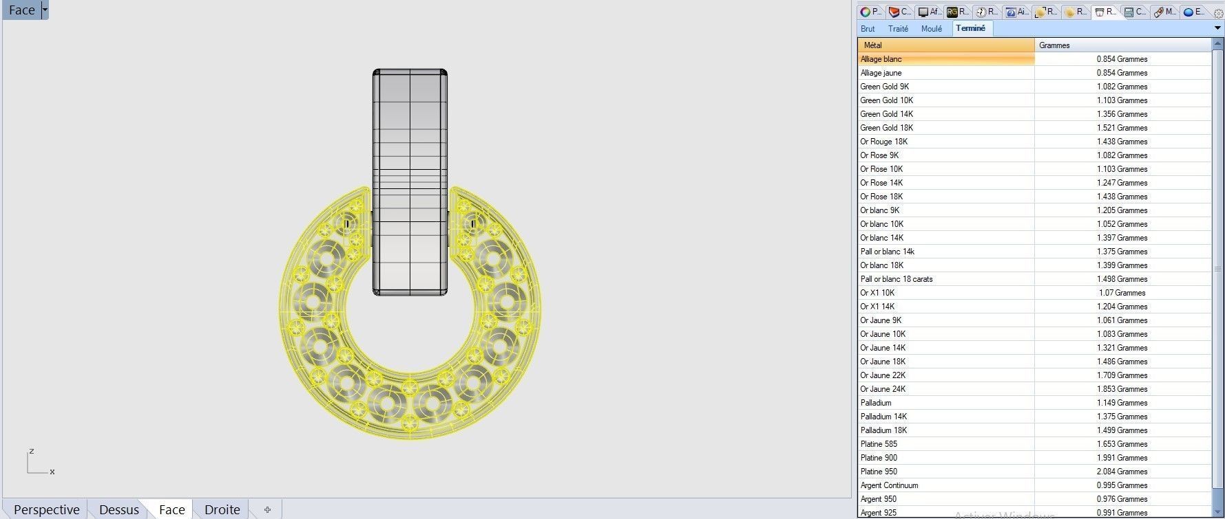  Pendant with enamel 2023-005  3D print model_10