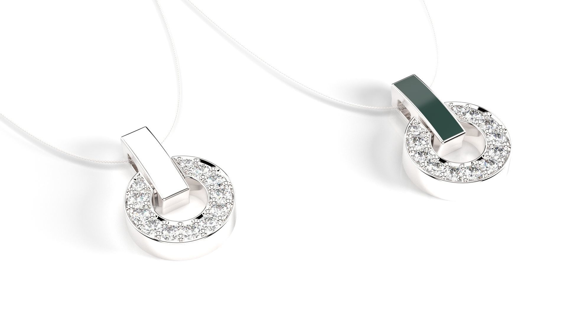  Pendant with enamel 2023-005  3D print model_2