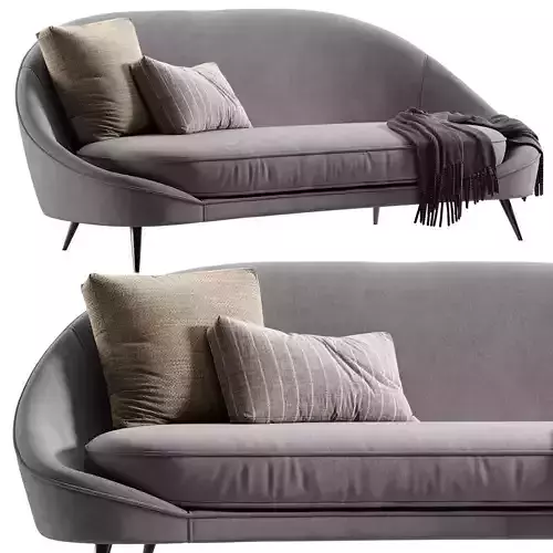 Vibieffe 650 NIDO CURVED SOFA 3D model