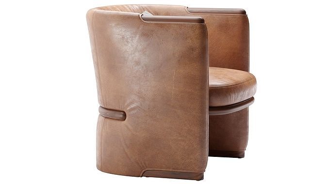 OPUS Armchairs Giorgetti 3D model 5