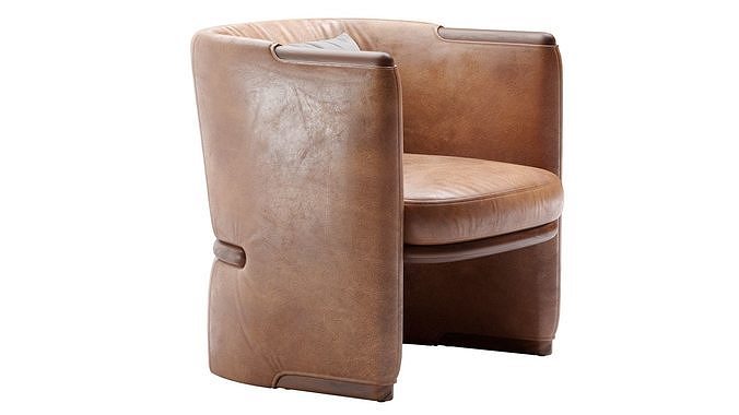 OPUS Armchairs Giorgetti 3D model 3