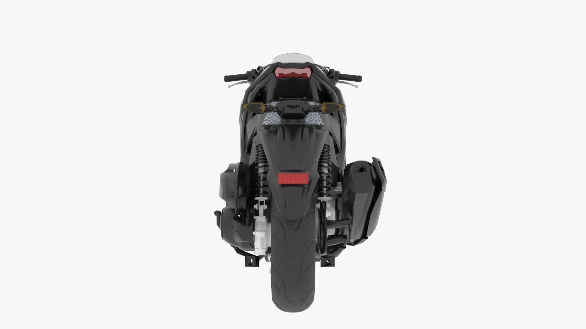 2021 Yamaha Aerox 155 3D model_2