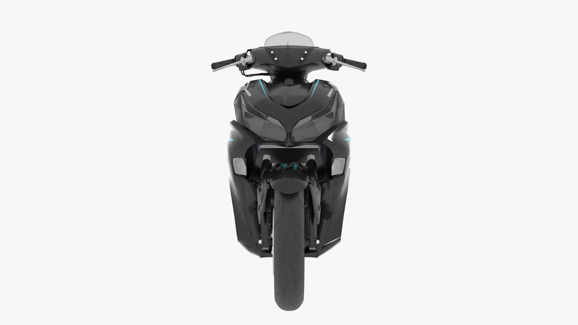 2021 Yamaha Aerox 155 3D model_3