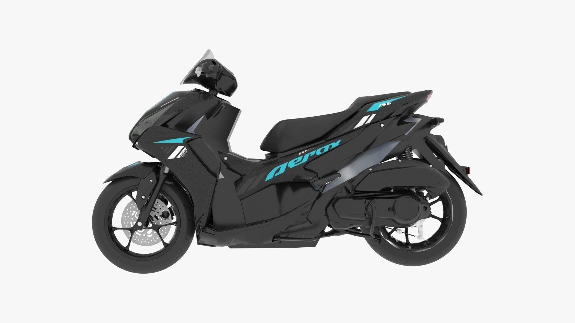 2021 Yamaha Aerox 155 3D model_1