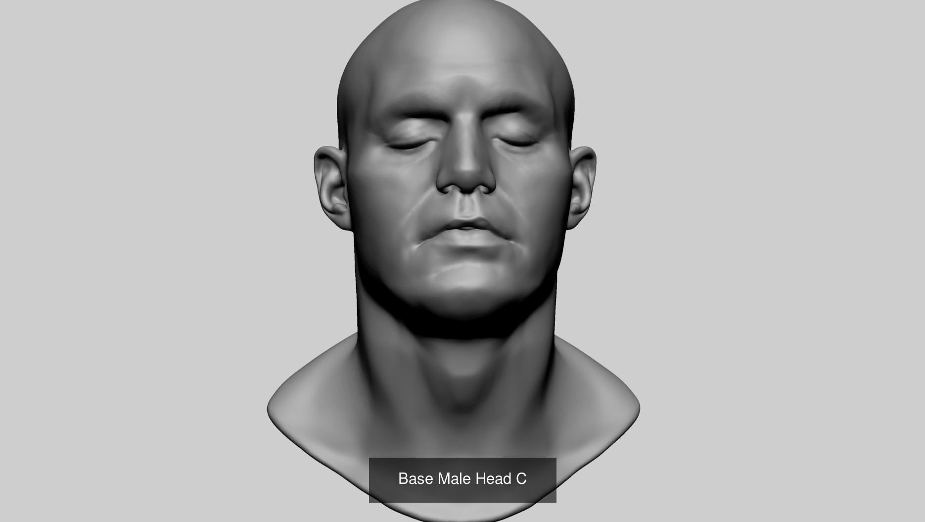 Various Male Head and Body Models 3D Model Collection_12