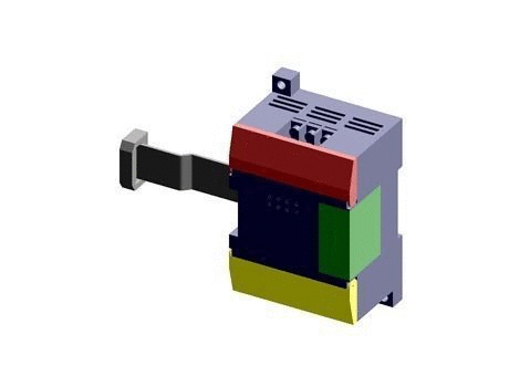 Expansion I/O Unit , 8 Inputs free 3D model | CGTrader