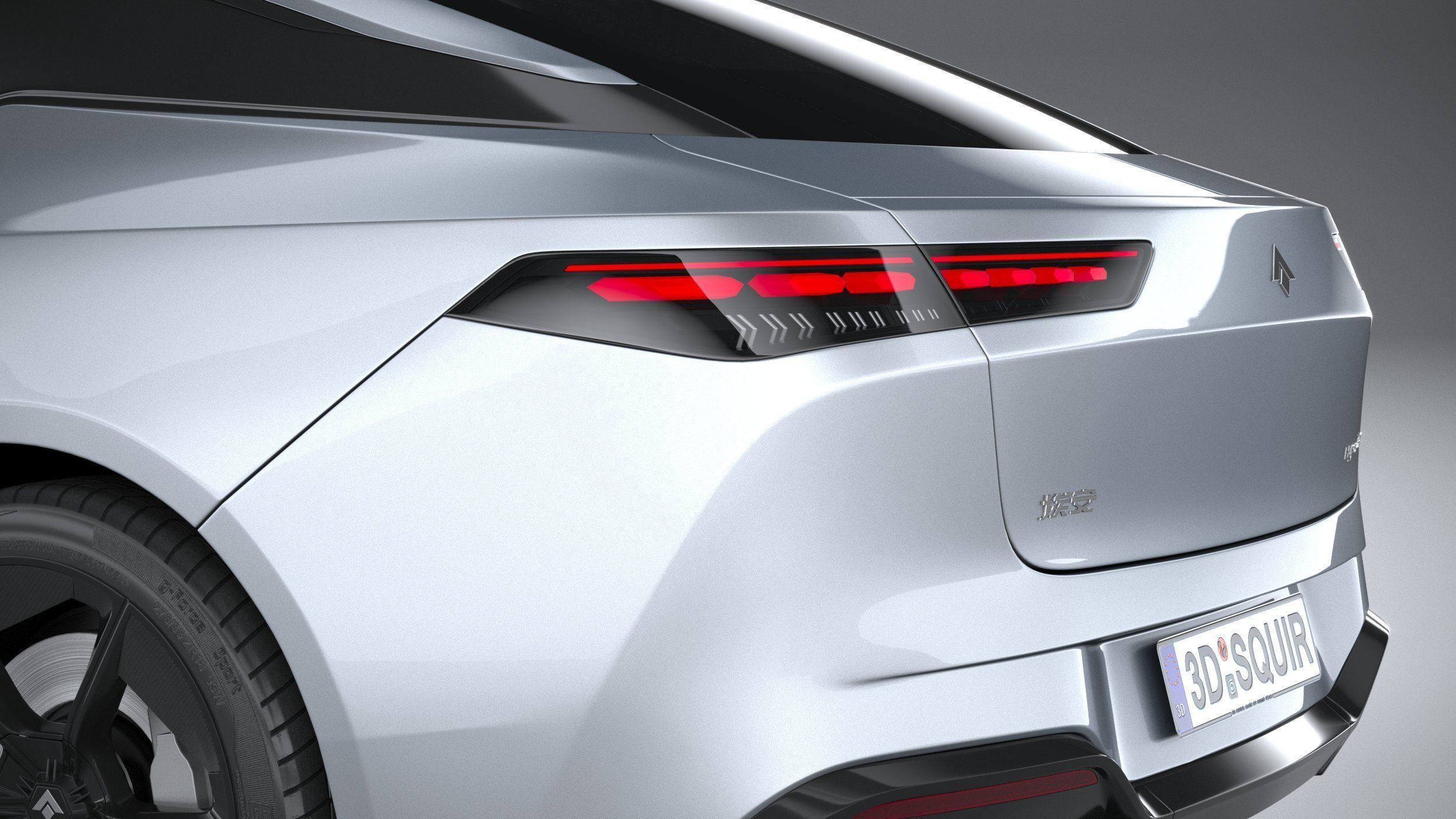 GAC AION Hyper GT 2024 3D model_6