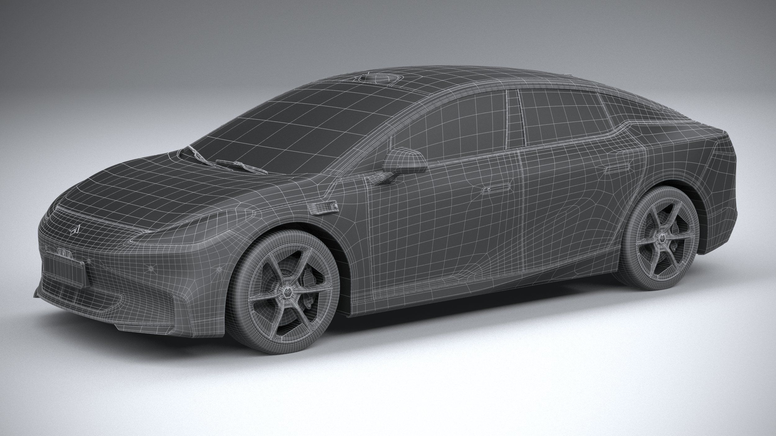 GAC AION Hyper GT 2024 3D model_28