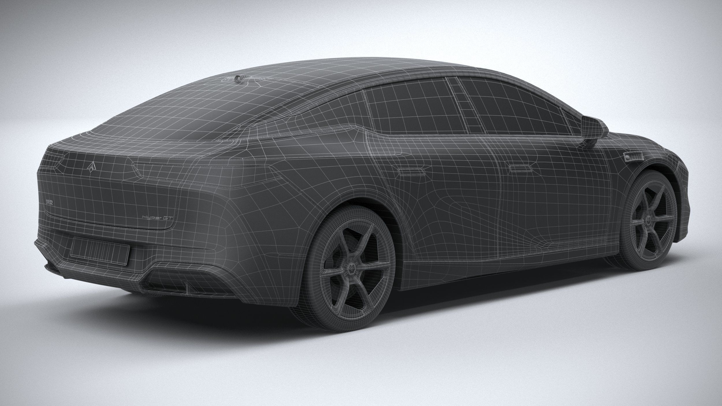 GAC AION Hyper GT 2024 3D model_29