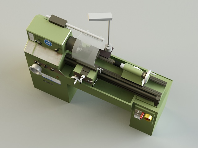 Turning Machine 3D model_2