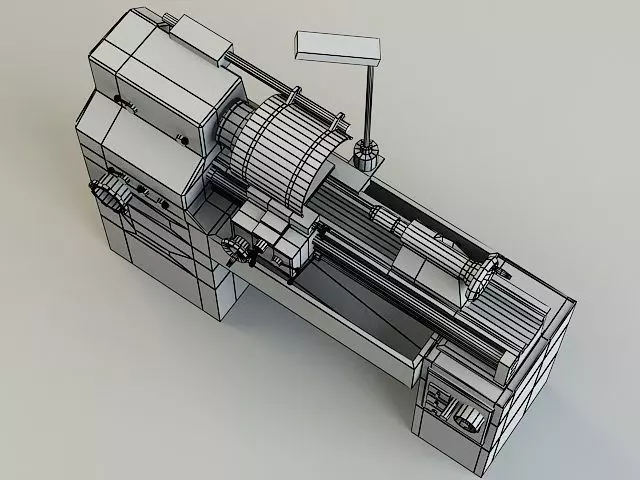 Turning Machine 3D model_0