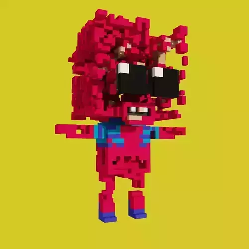 monster spider-man pixel art