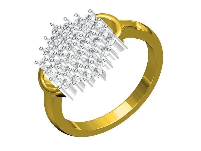 Woman Ring-01 3D print model