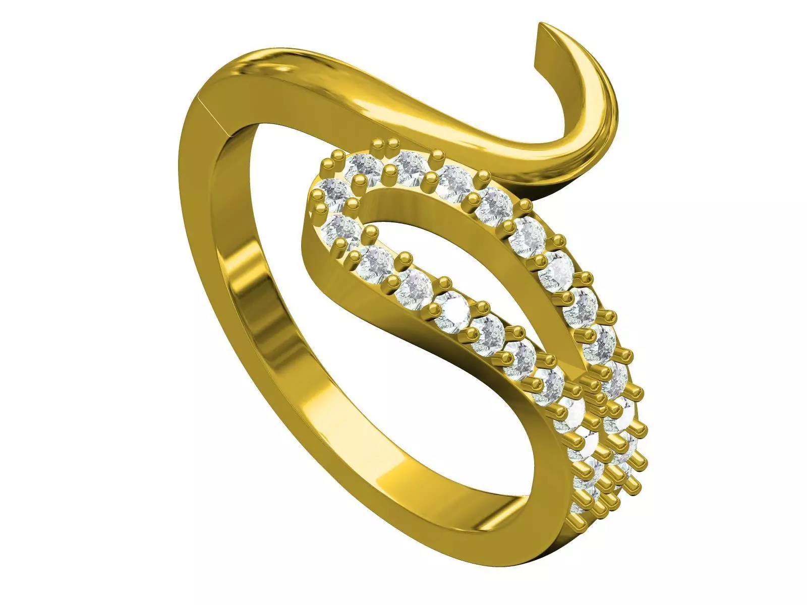 Woman Ring-08 3D print model_0