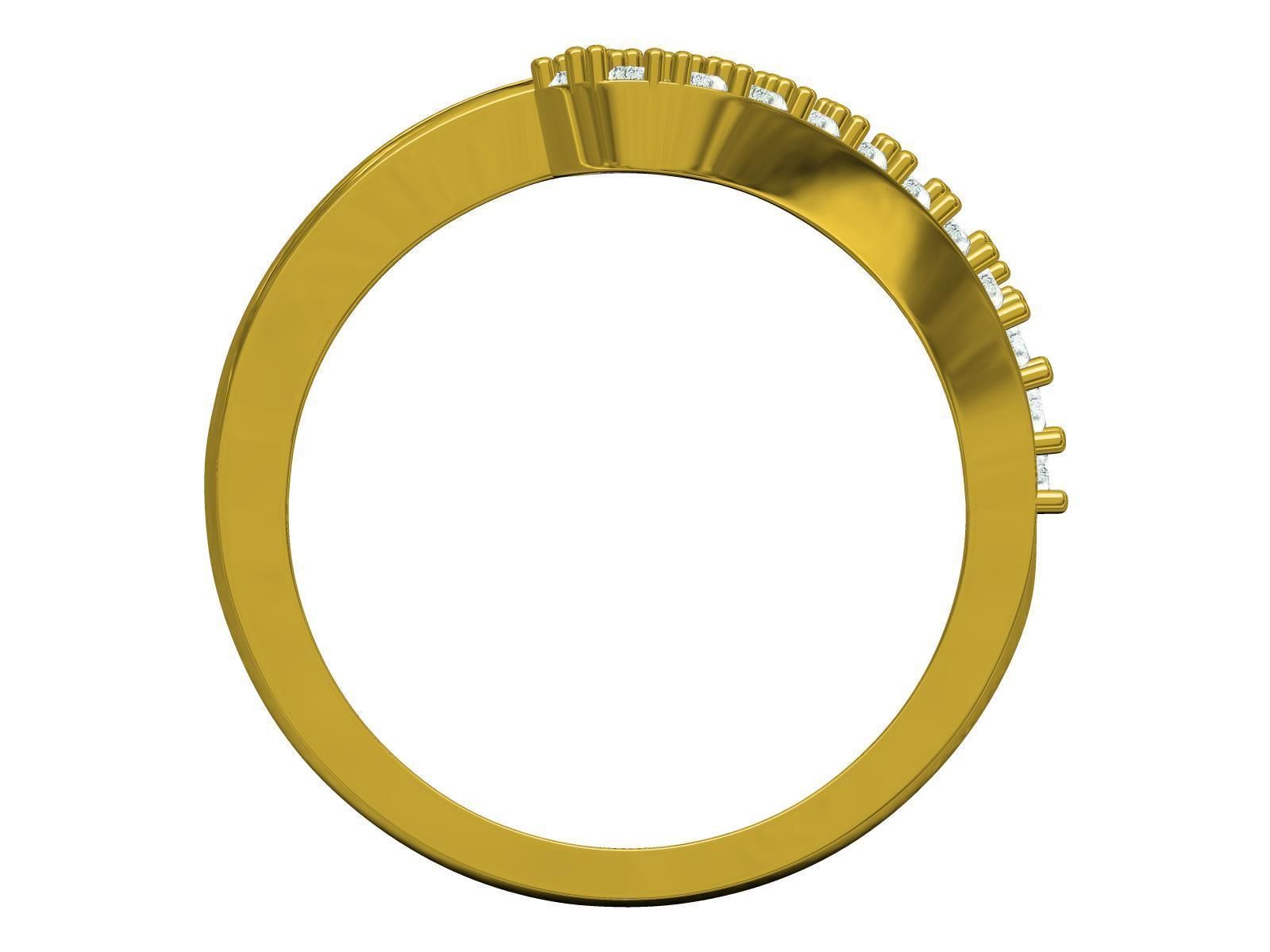 Woman Ring-08 3D print model_6