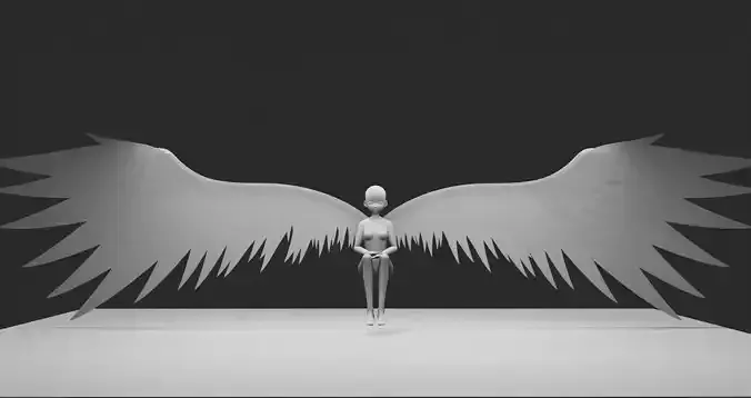 angel with wings