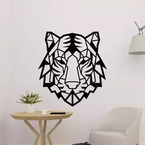 Tiger Head Wall Art