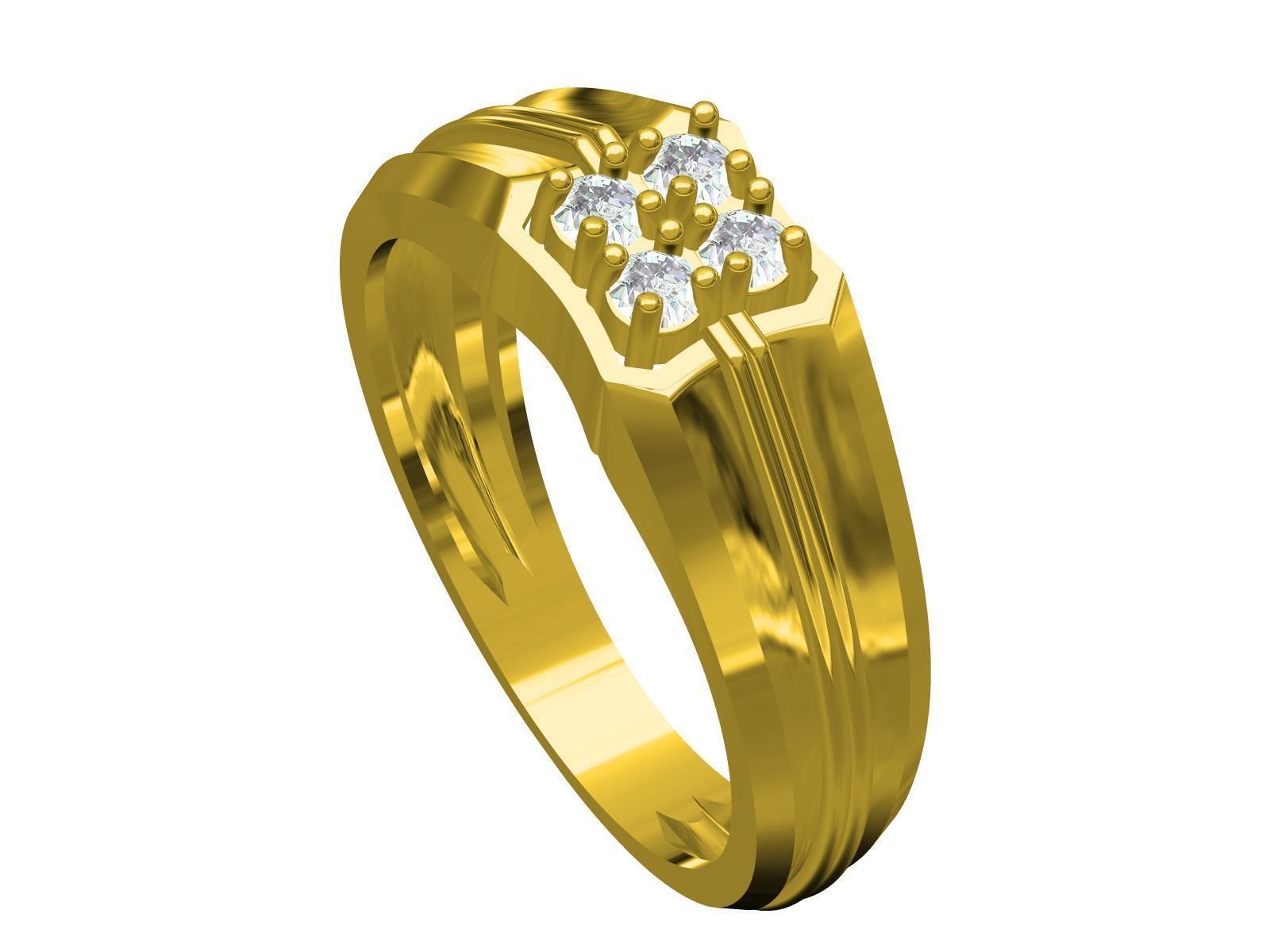 Man Ring-01 3D print model_1