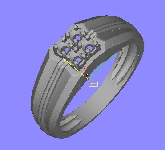 Man Ring-01 3D print model_9