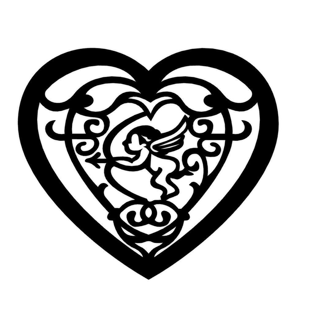 Hearts Decor Art 3D print model_5