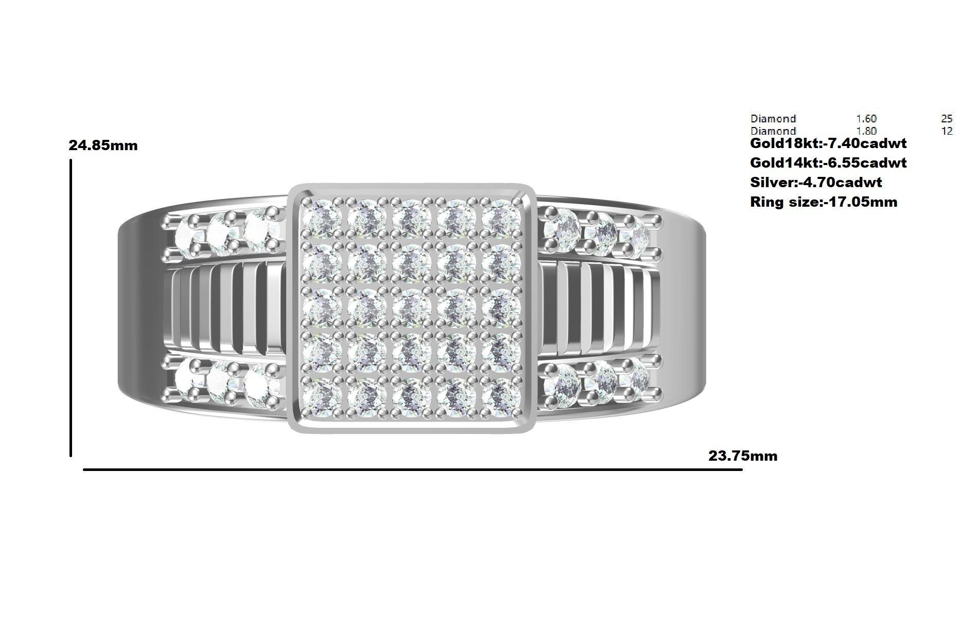 Man Ring-03 3D print model_8