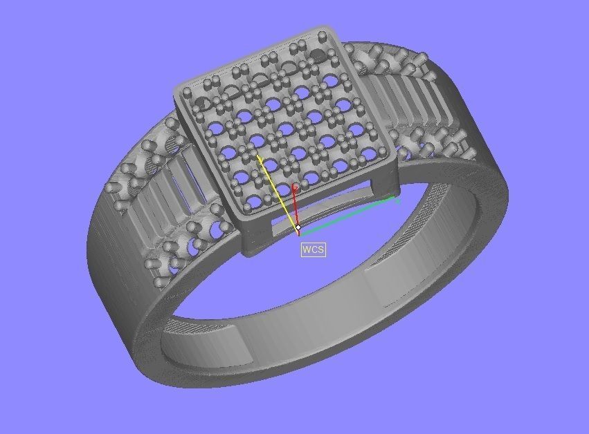 Man Ring-03 3D print model_9
