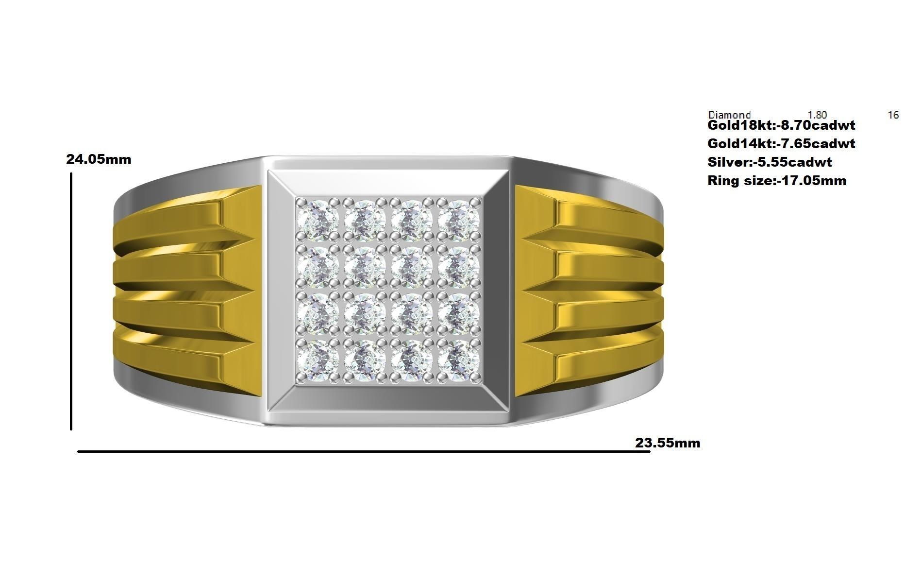 Man Ring-05 3D print model_8
