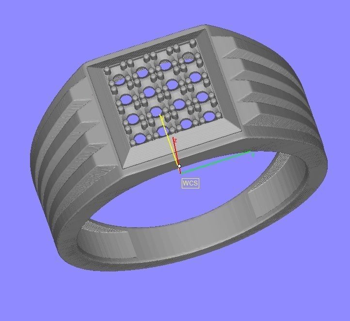 Man Ring-05 3D print model_9