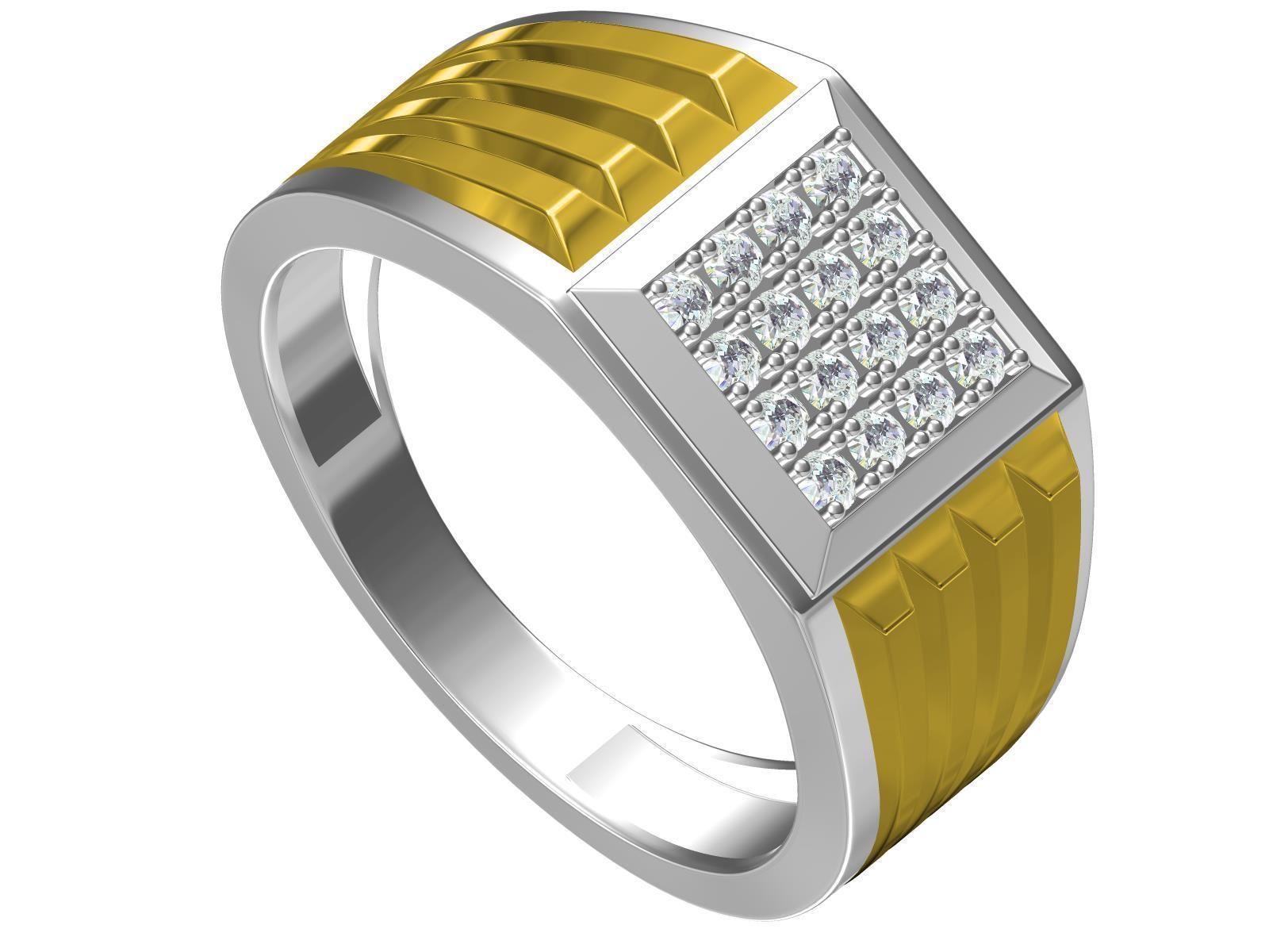 Man Ring-05 3D print model_3