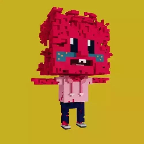 Redrobot4 pixel character