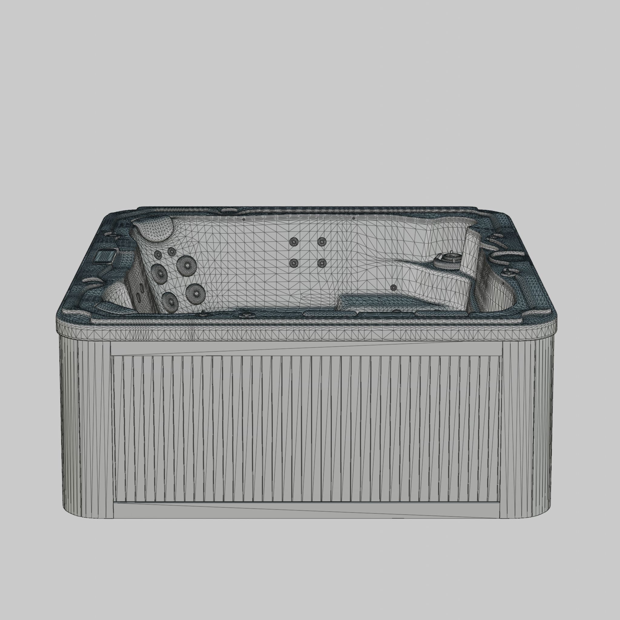 3D model of Hot Tub Jacuzzi Sundance Spas Ramona Low-poly 3D model_6