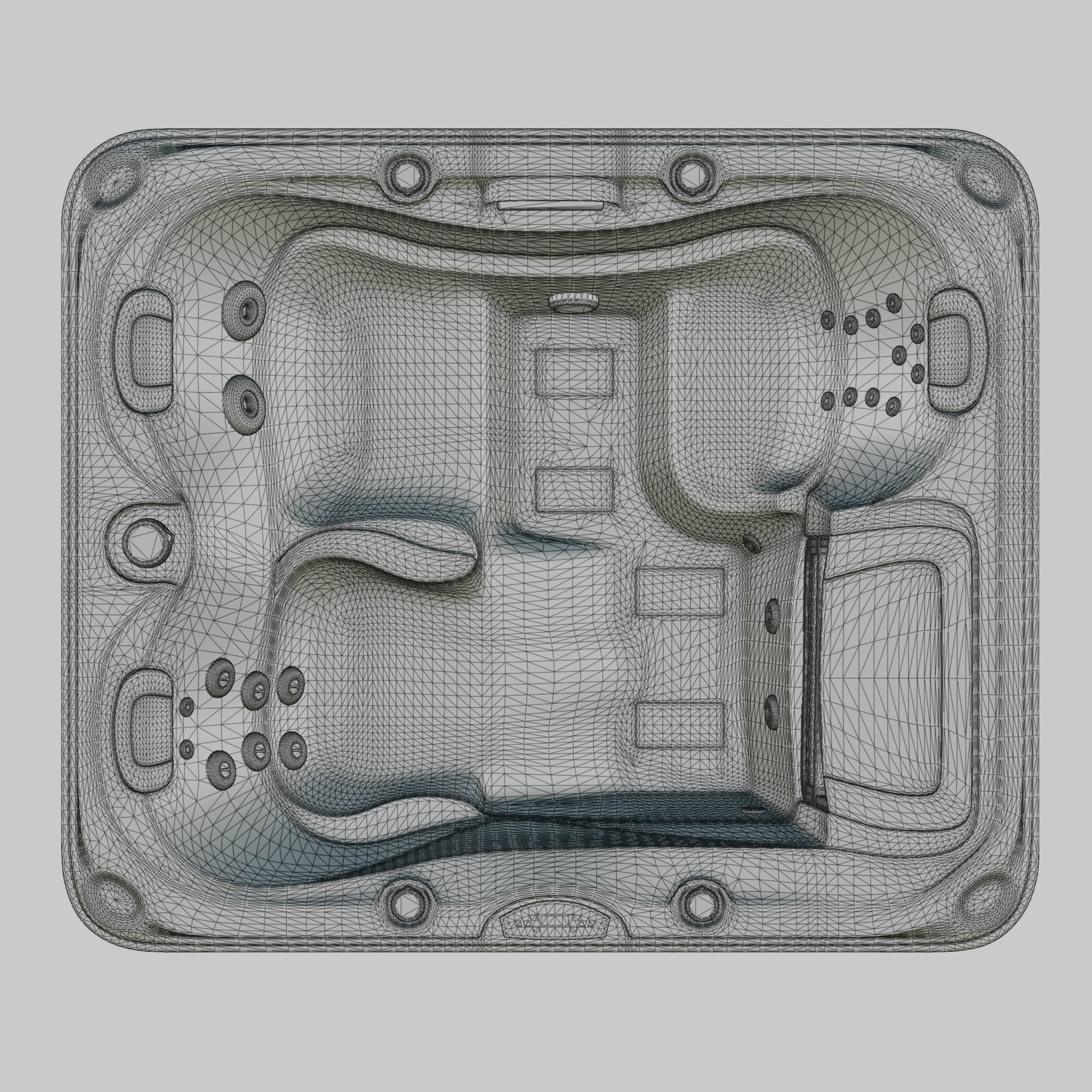 3D model of Hot Tub Jacuzzi Sundance Spas Dover Low-poly 3D model_7
