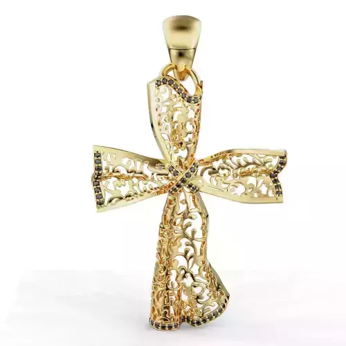 Cross stitch fabric pattern round stone