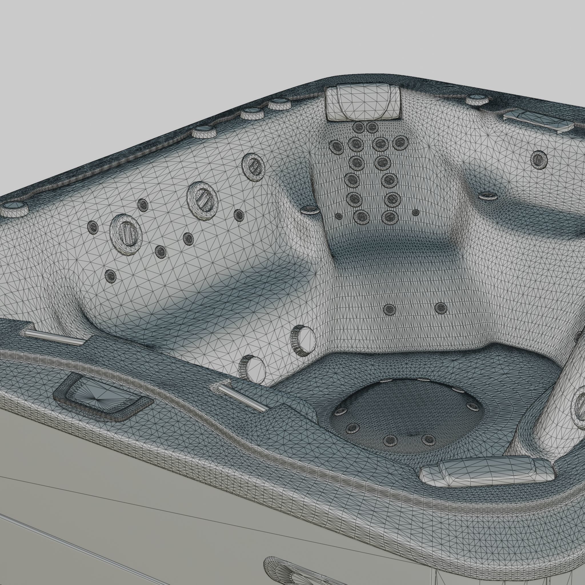 3D model of Hot Tub Jacuzzi Sundance Spas Aspen Low-poly 3D model_7