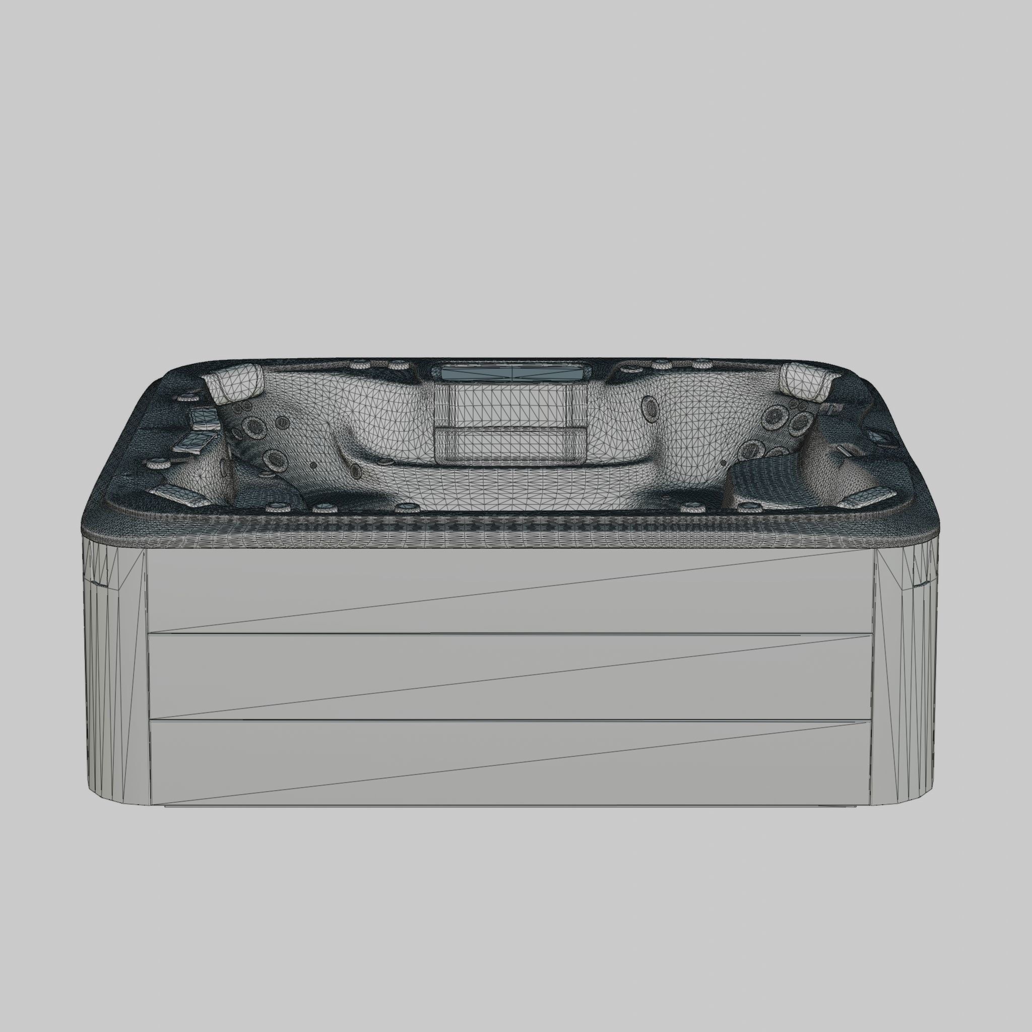 3D model of Hot Tub Jacuzzi Sundance Spas Aspen Low-poly 3D model_6