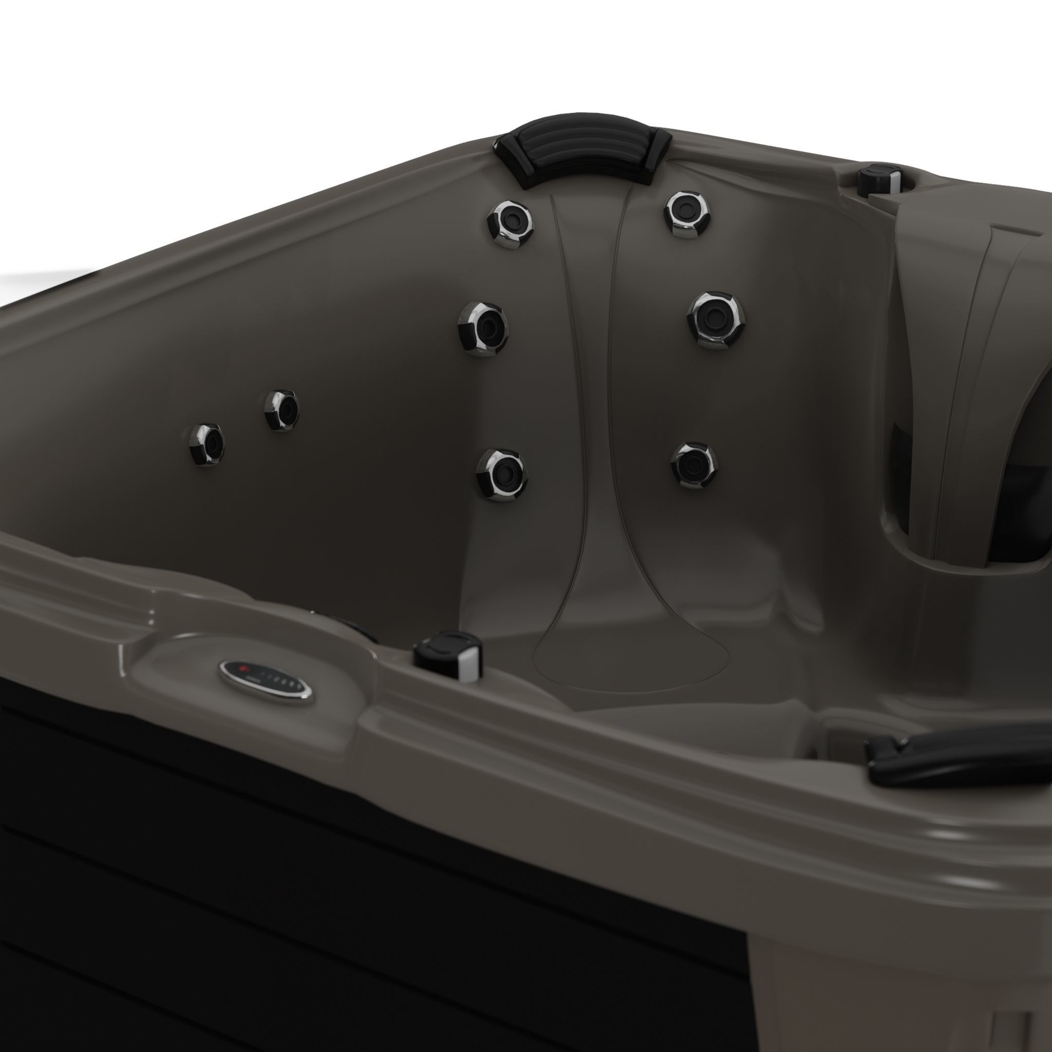 3D model of Hot Tub Jacuzzi Sundance Spas Brook Low-poly 3D model_3