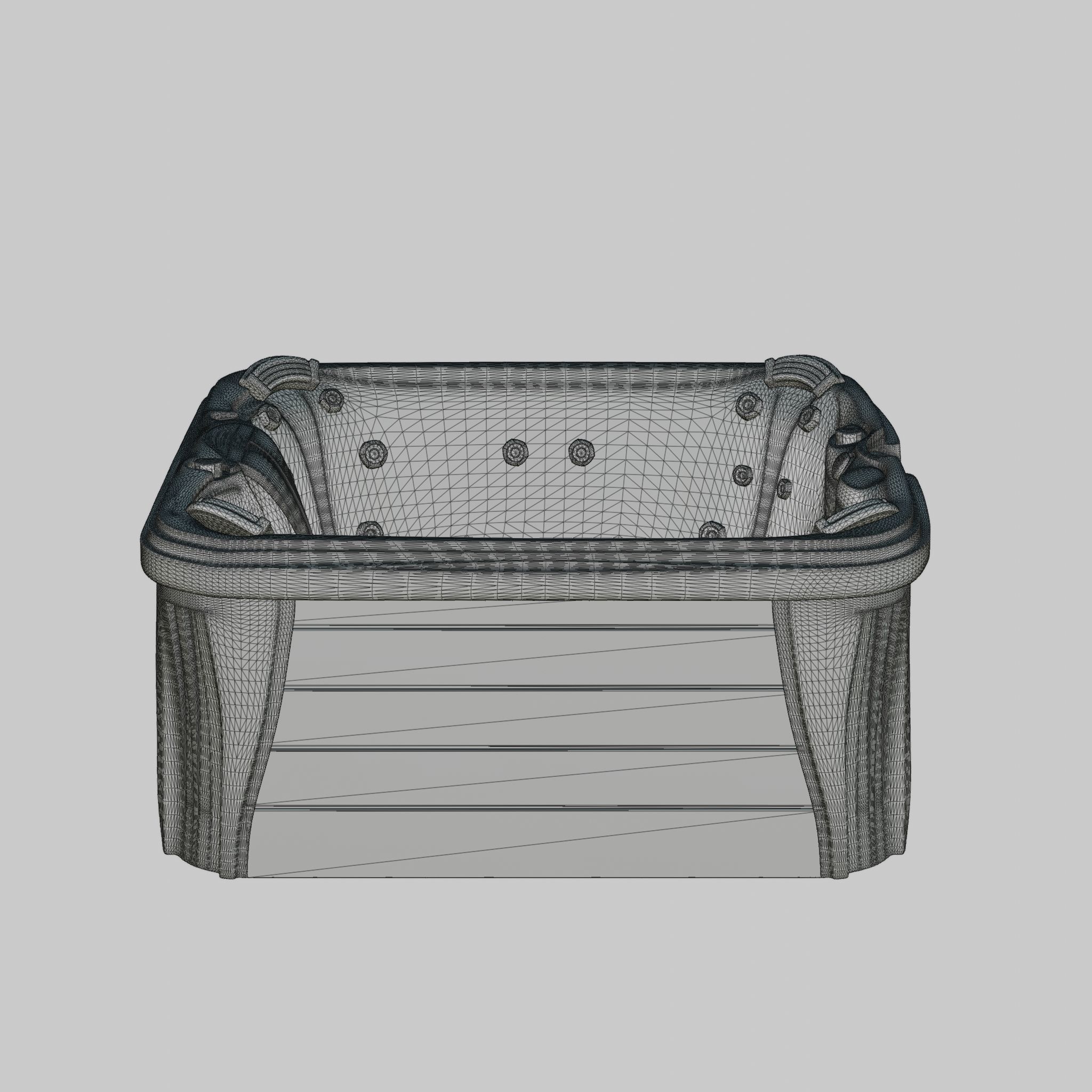 3D model of Hot Tub Jacuzzi Sundance Spas Brook Low-poly 3D model_6