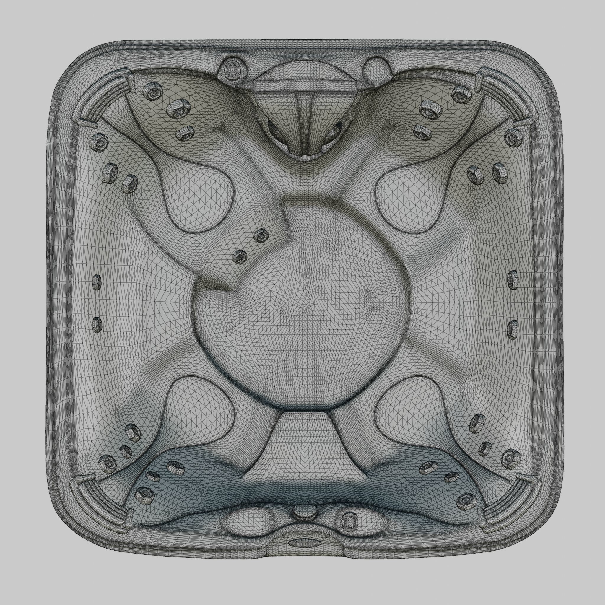 3D model of Hot Tub Jacuzzi Sundance Spas Brook Low-poly 3D model_5