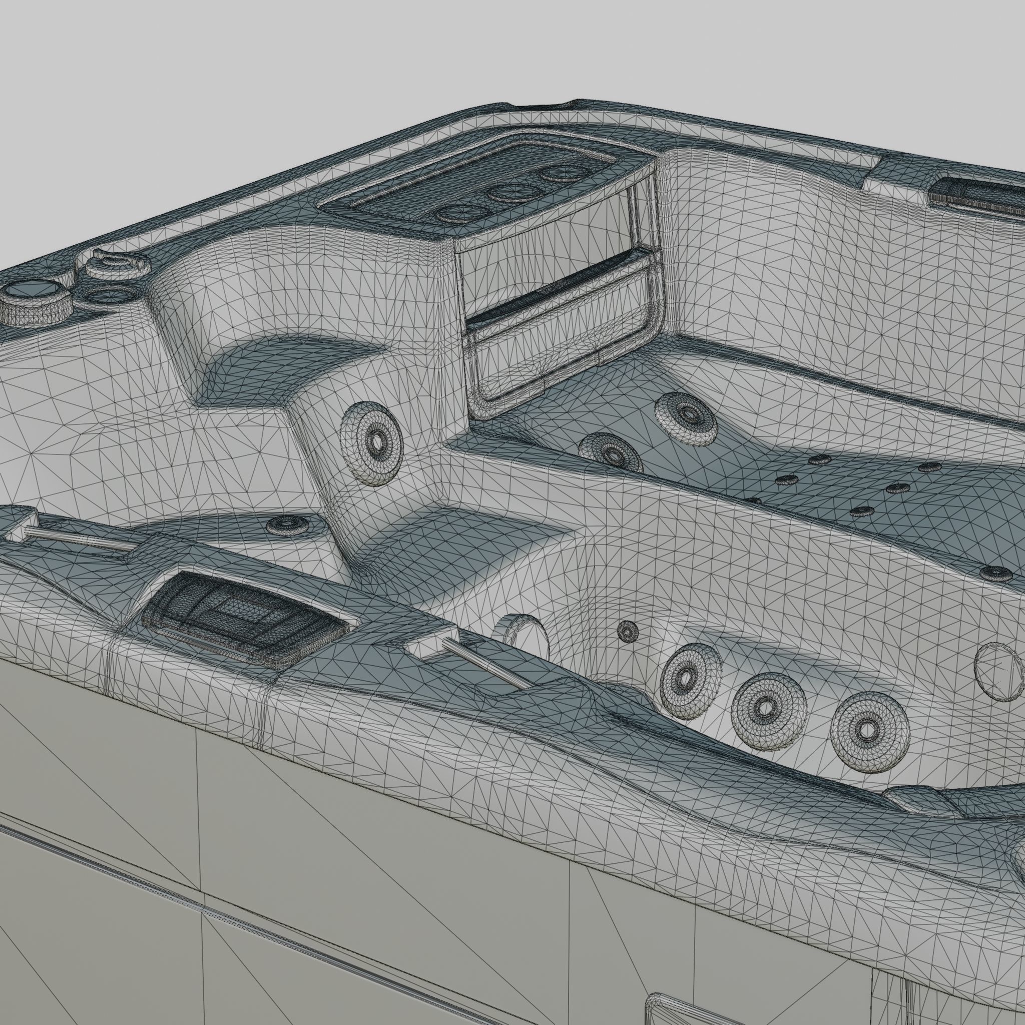 3D model of Hot Tub Jacuzzi Sundance Spas Cameo Low-poly 3D model_7