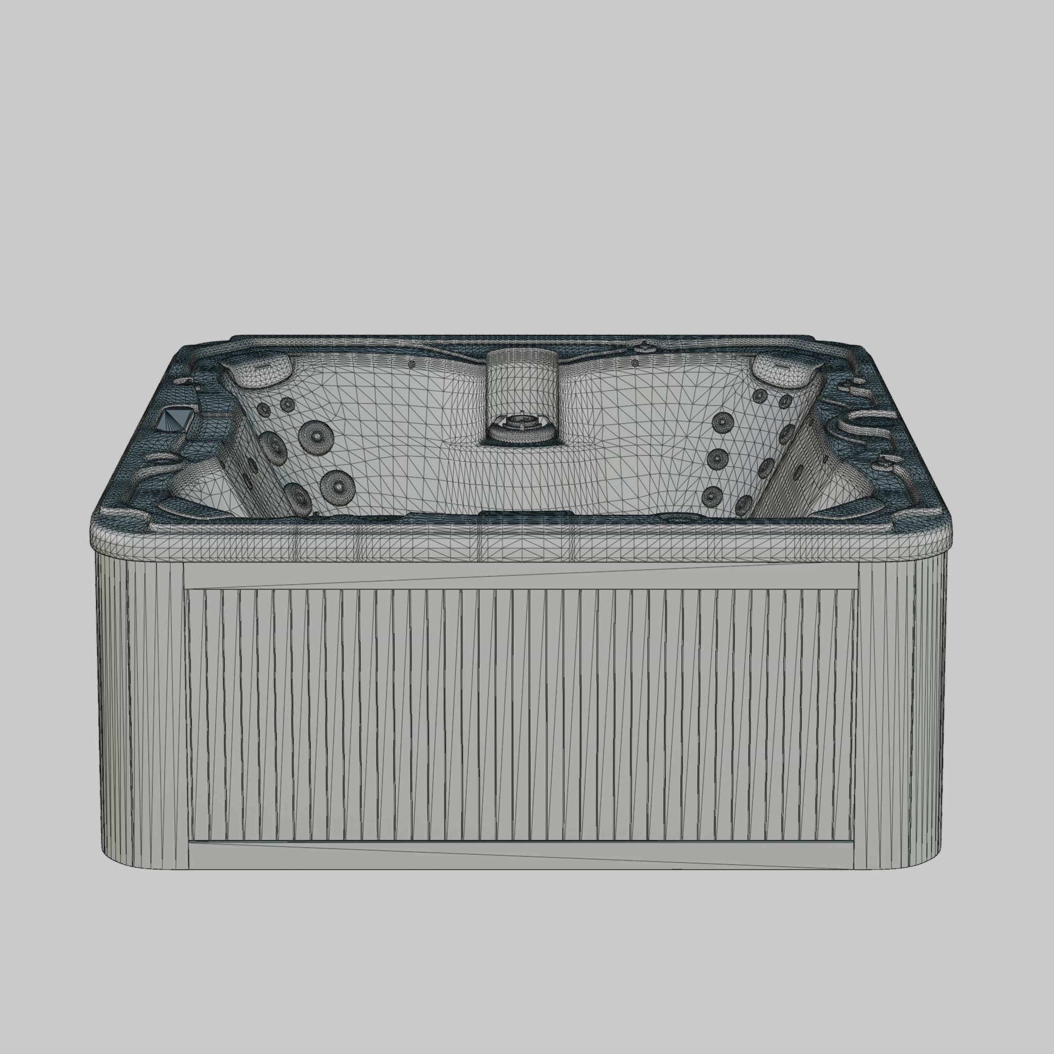 3D model of Hot Tub Jacuzzi Sundance Spas McKinley Low-poly 3D model_6