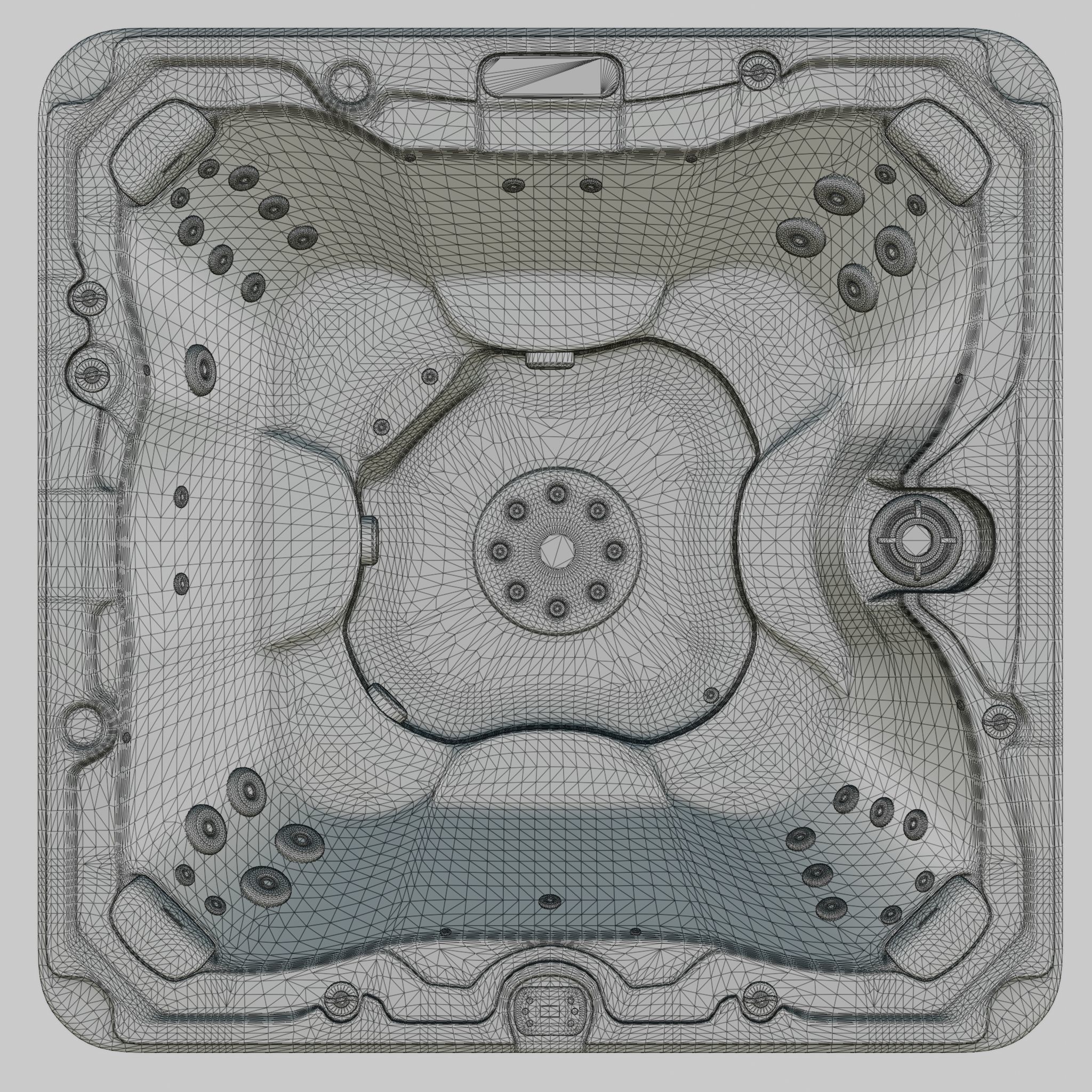 3D model of Hot Tub Jacuzzi Sundance Spas McKinley Low-poly 3D model_5