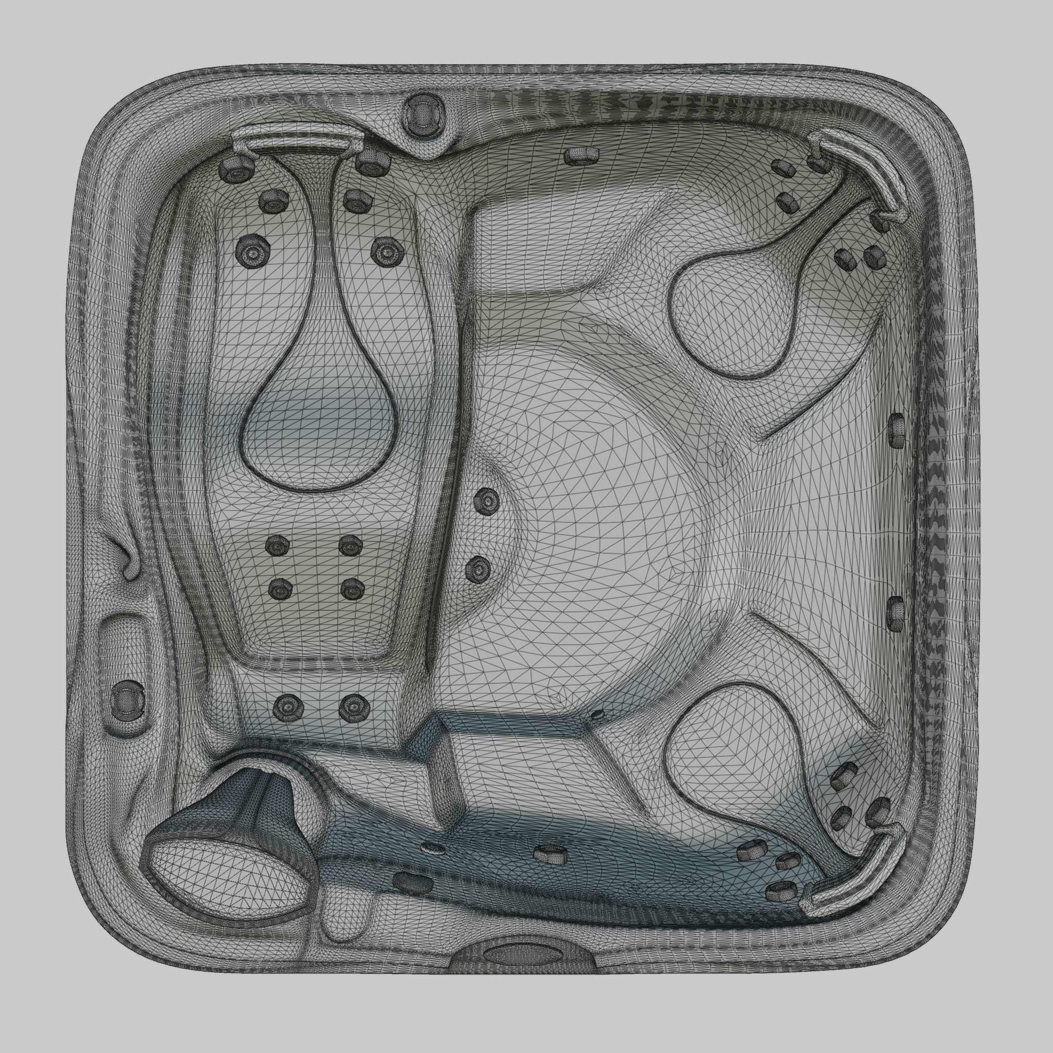 3D model of Hot Tub Jacuzzi Sundance Spas Berkeley Low-poly 3D model_5