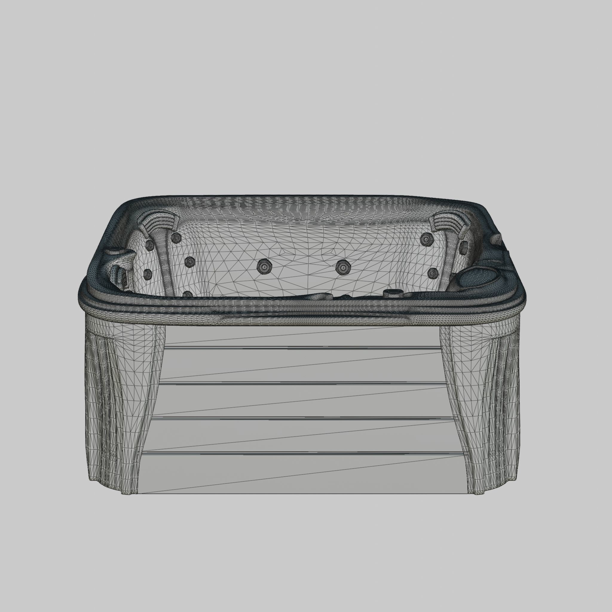3D model of Hot Tub Jacuzzi Sundance Spas Berkeley Low-poly 3D model_6