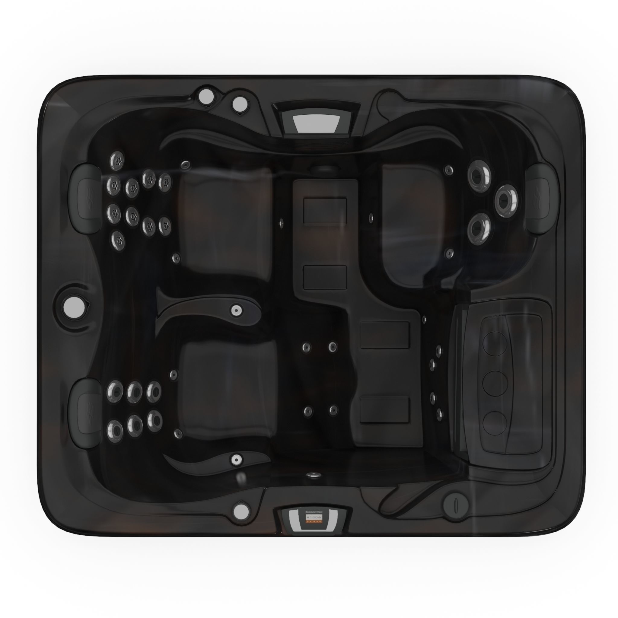 3D model of Hot Tub Jacuzzi Sundance Spas Capri Low-poly 3D model_1