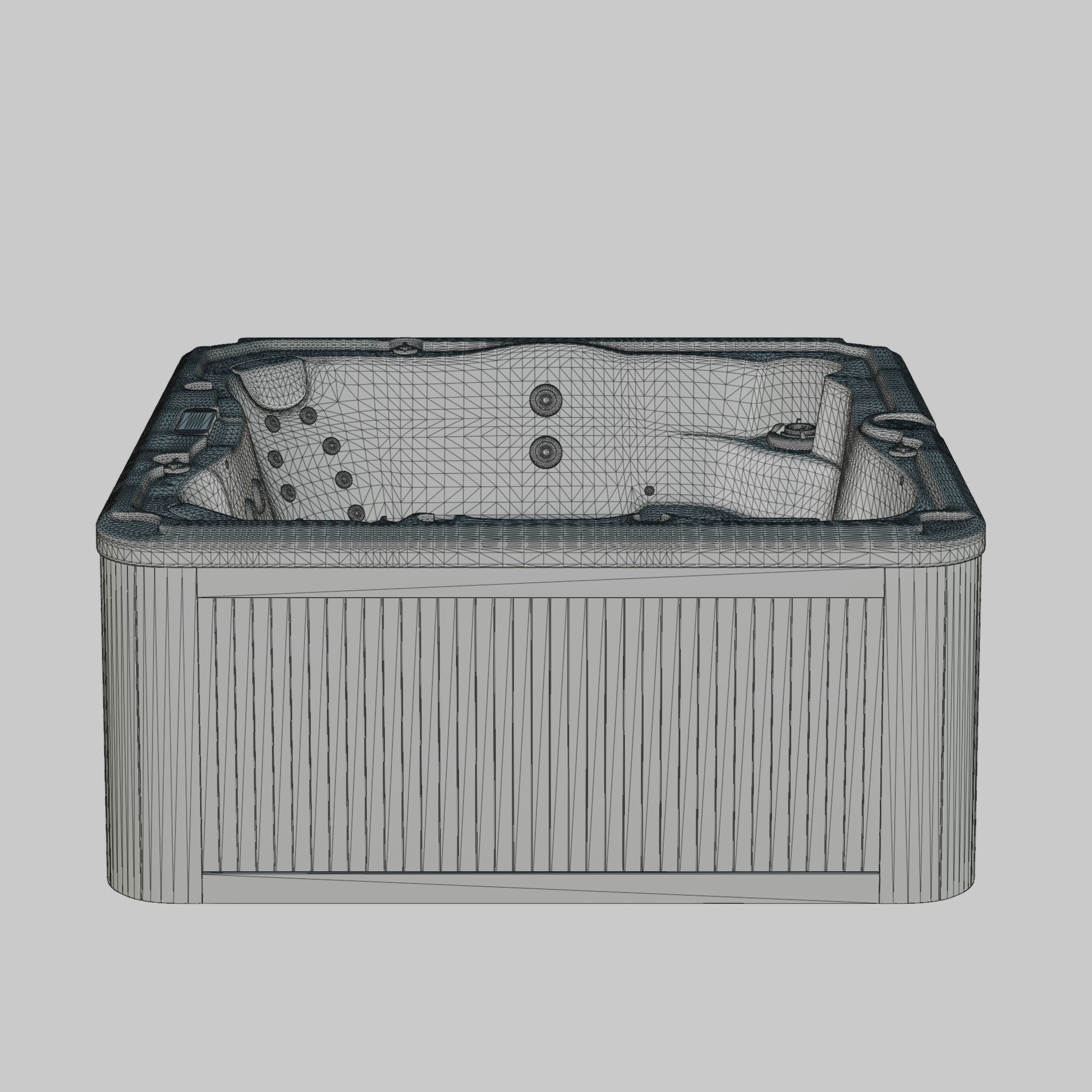 3D model of Hot Tub Jacuzzi Sundance Spas Peyton Low-poly 3D model_6