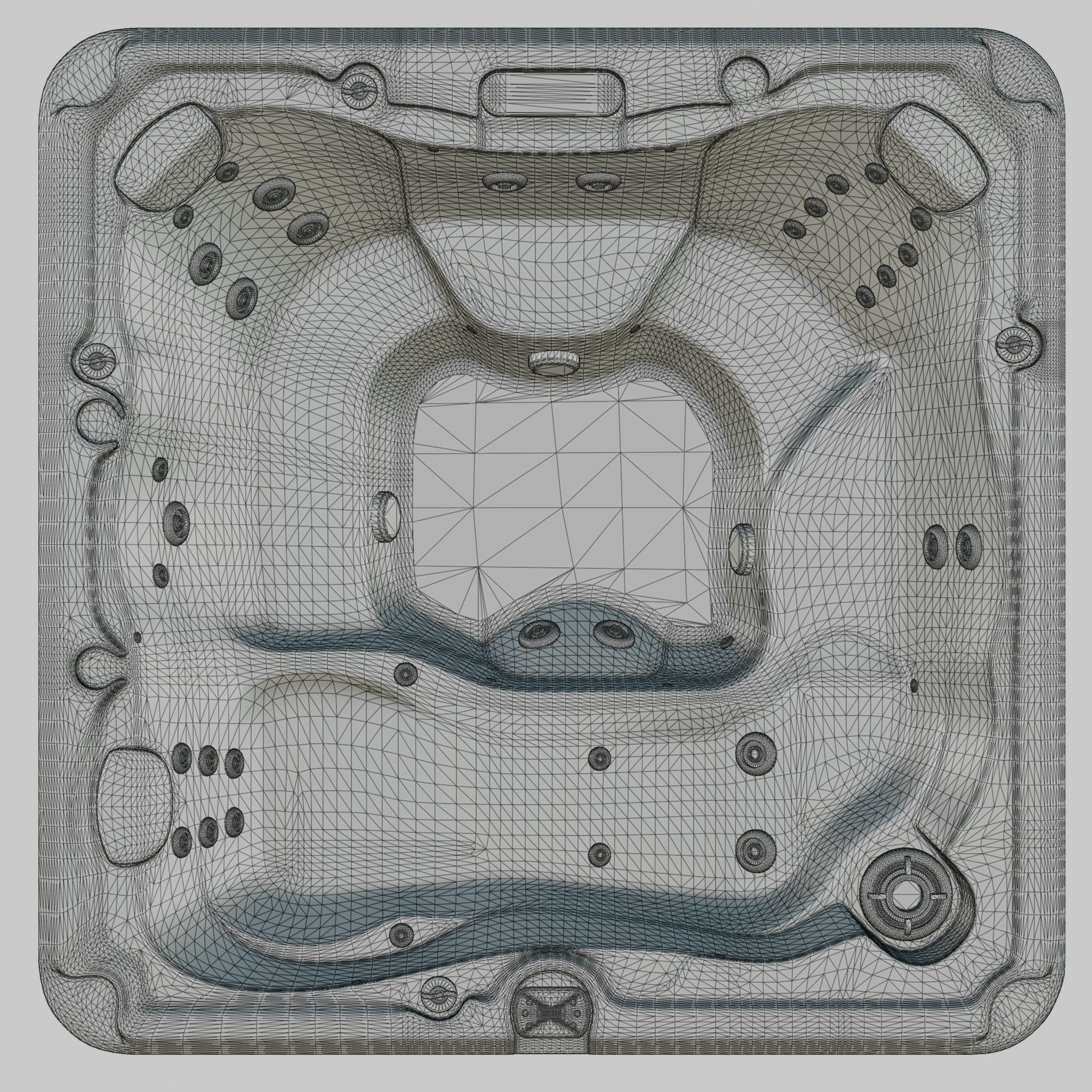 3D model of Hot Tub Jacuzzi Sundance Spas Peyton Low-poly 3D model_5