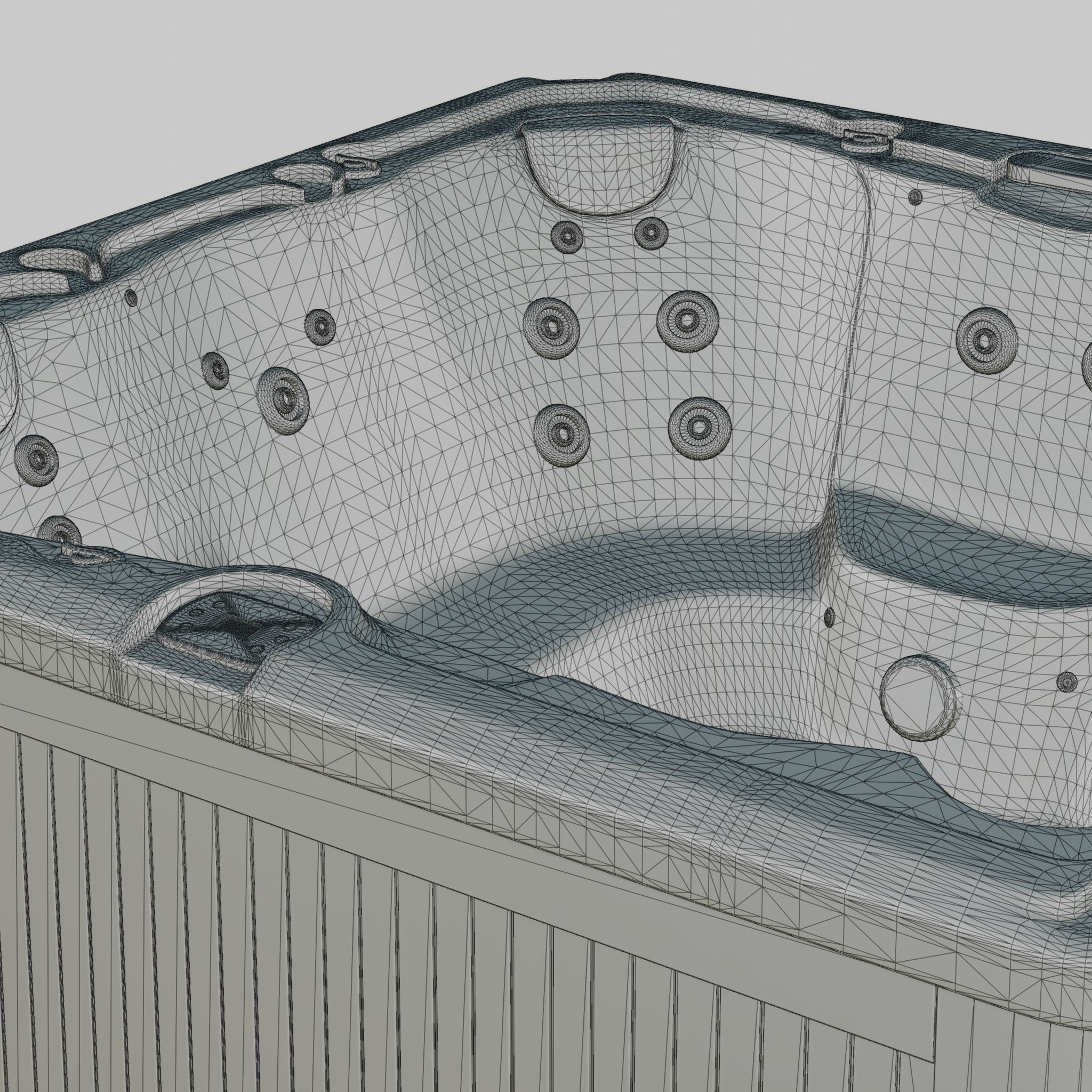 3D model of Hot Tub Jacuzzi Sundance Spas Peyton Low-poly 3D model_7