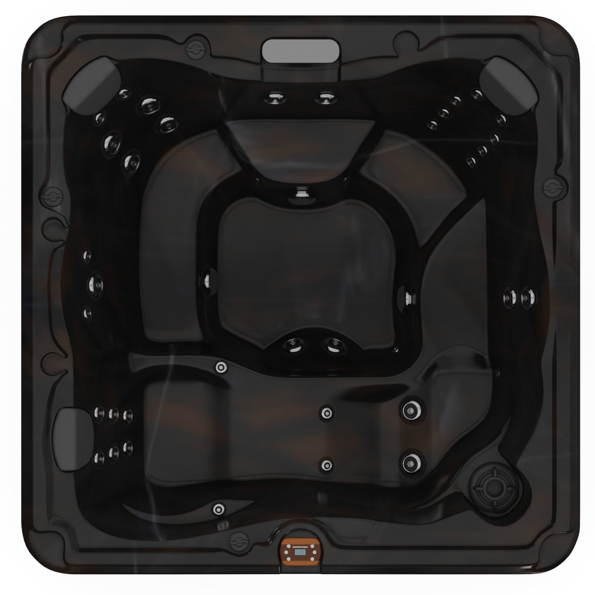 3D model of Hot Tub Jacuzzi Sundance Spas Peyton Low-poly 3D model_1