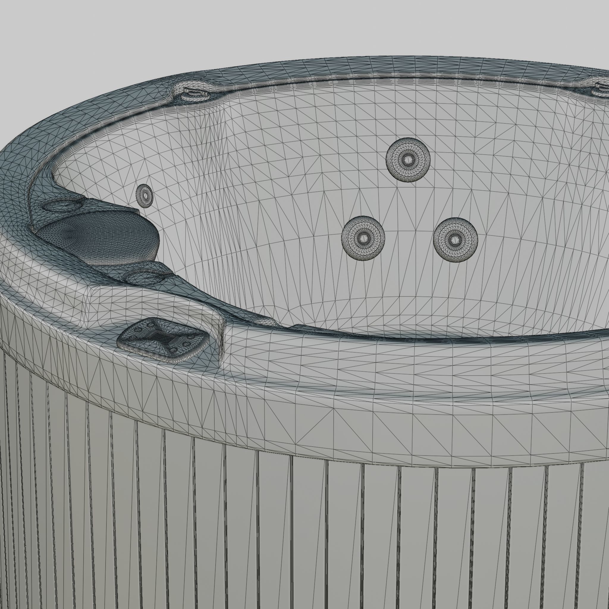 3D model of Hot Tub Jacuzzi Sundance Spas Denali Low-poly 3D model_7
