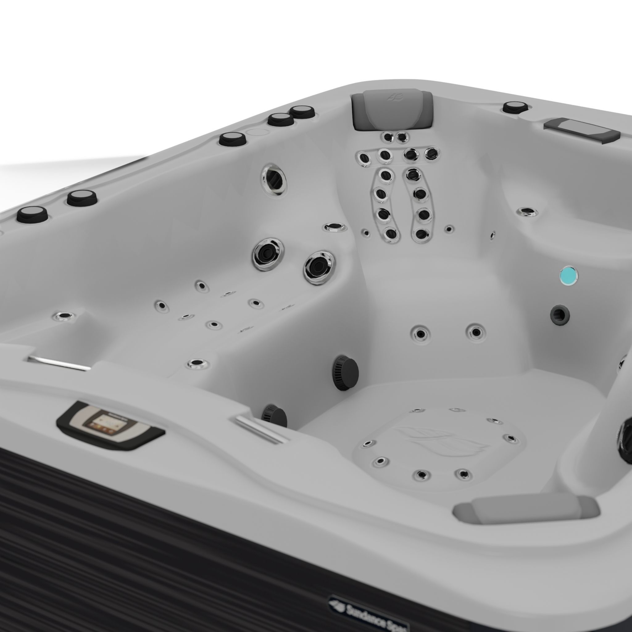 3D model of Hot Tub Jacuzzi Sundance Spas Maxxus Low-poly 3D model_3